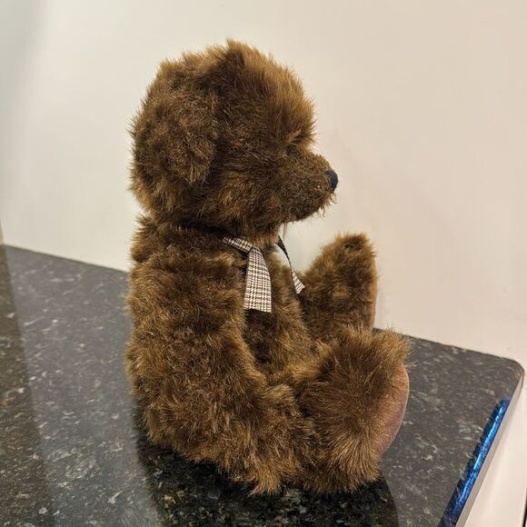 Russ Berrie AinsleyTeddy Bear Plush Stuffed Animal Soft Toy 14” Brown - Picture 5 of 10